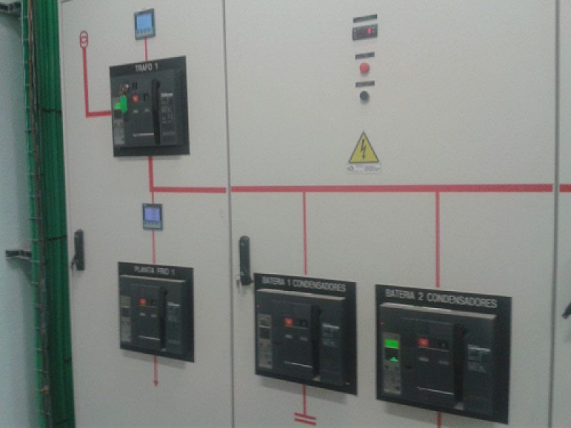 Caja de control para electricidad