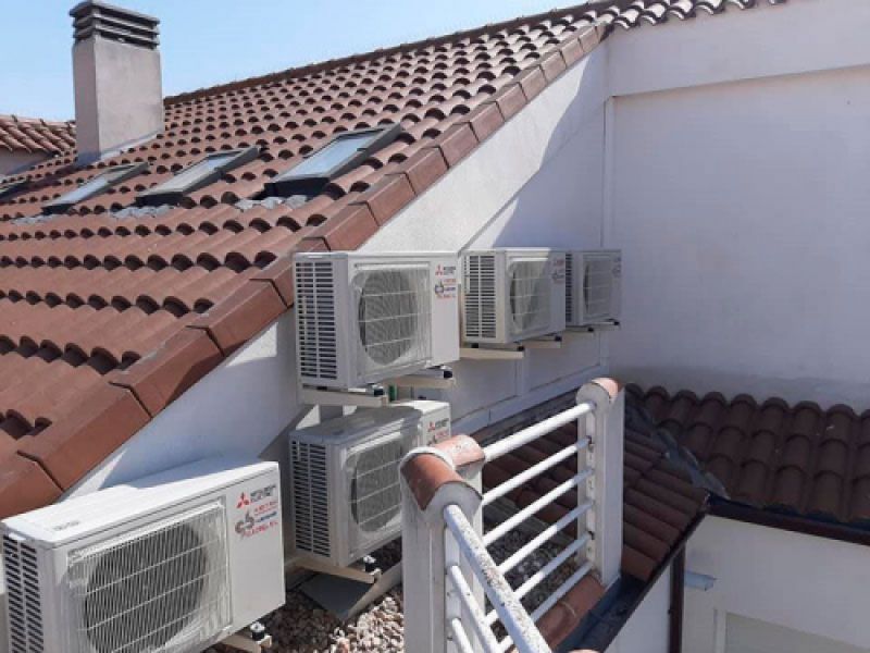 Instalación de aparatos de aire acondicionado