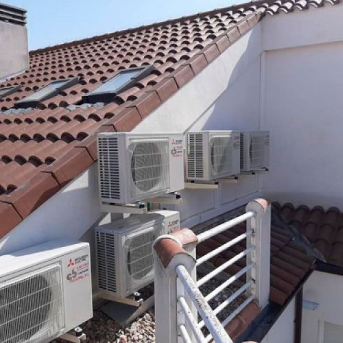 Instalación de aparatos de aire acondicionado