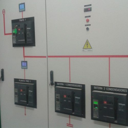 Caja de control para electricidad