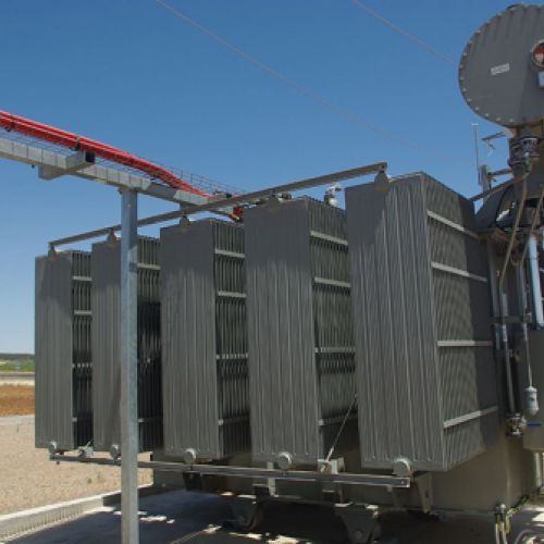 Instalación de subestación eléctrica