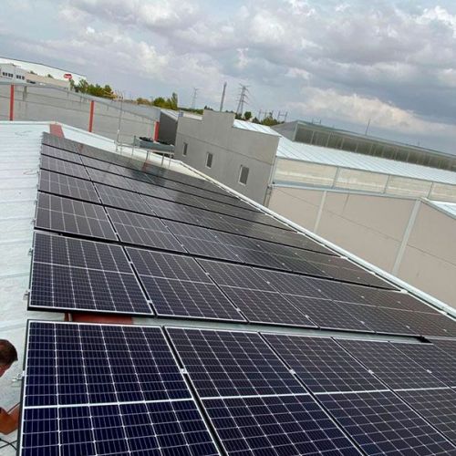 Instalación de placa solar