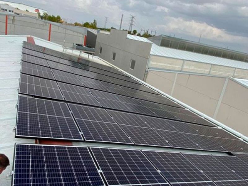 Instalación de placa solar